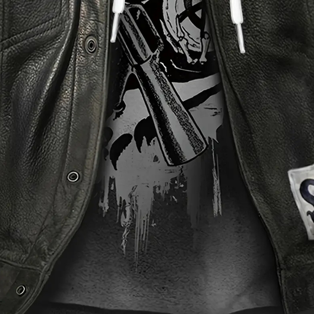 Casual Hoodie met Unieke Print voor Heren - Mason