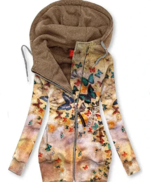 Dames Butterfly Art Cardigan – Alina