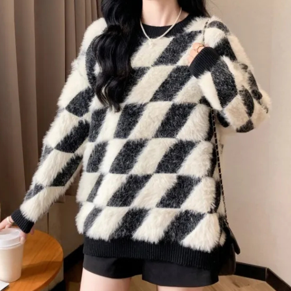 Stijlvolle Zwart-Witte Damestrui - Odette