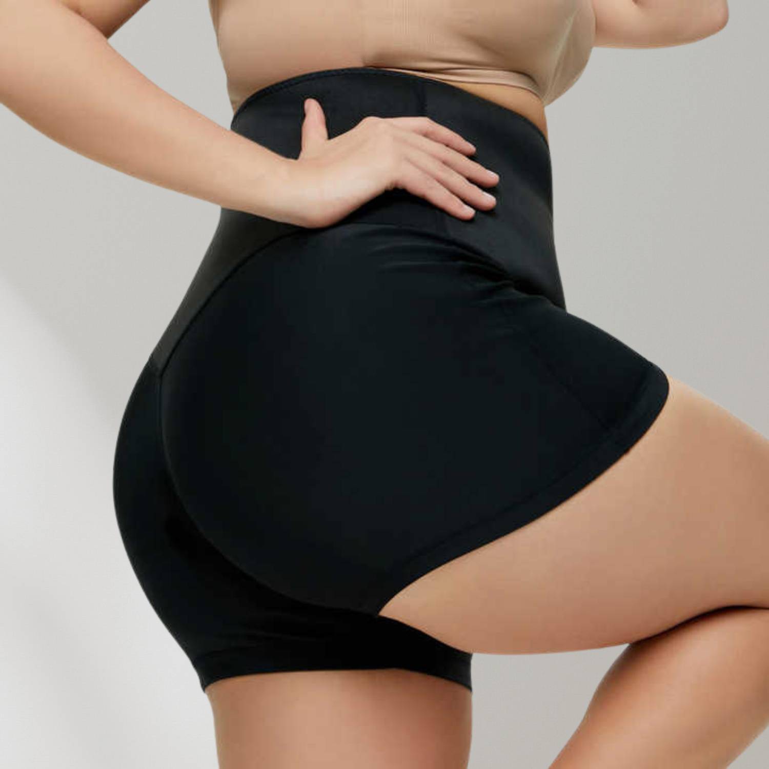 Hoge Taille Sauna Zweetbroek met Taille Trainer - SweatSculpt