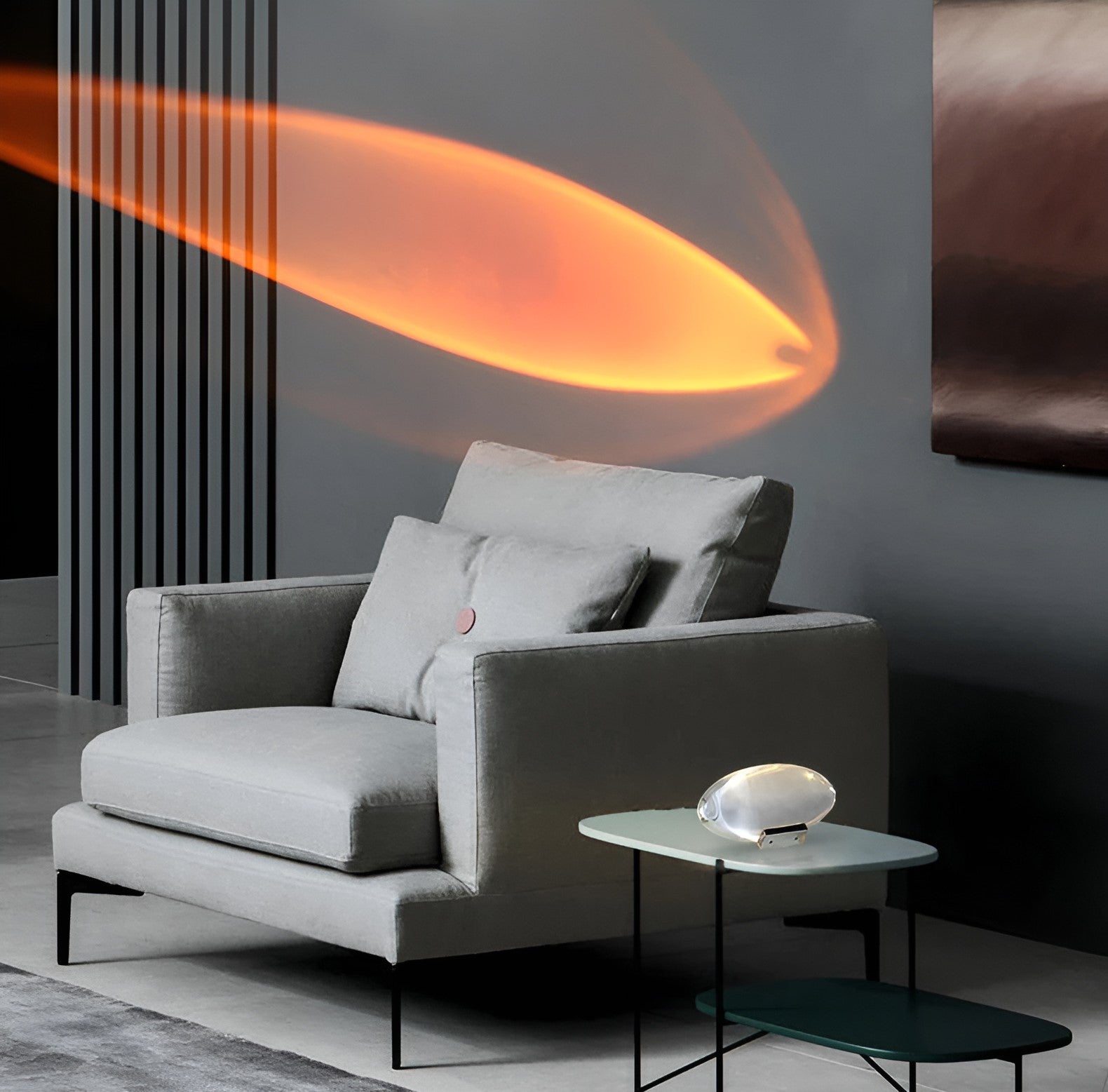 Prismatische Projectielamp met LED – Lunara