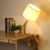 Flexibele Robot Bureaulamp van Massief Hout – LumoBot