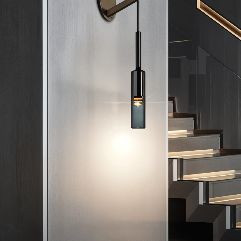 Minimalistische Wandlamp met Rookglas – Orvane