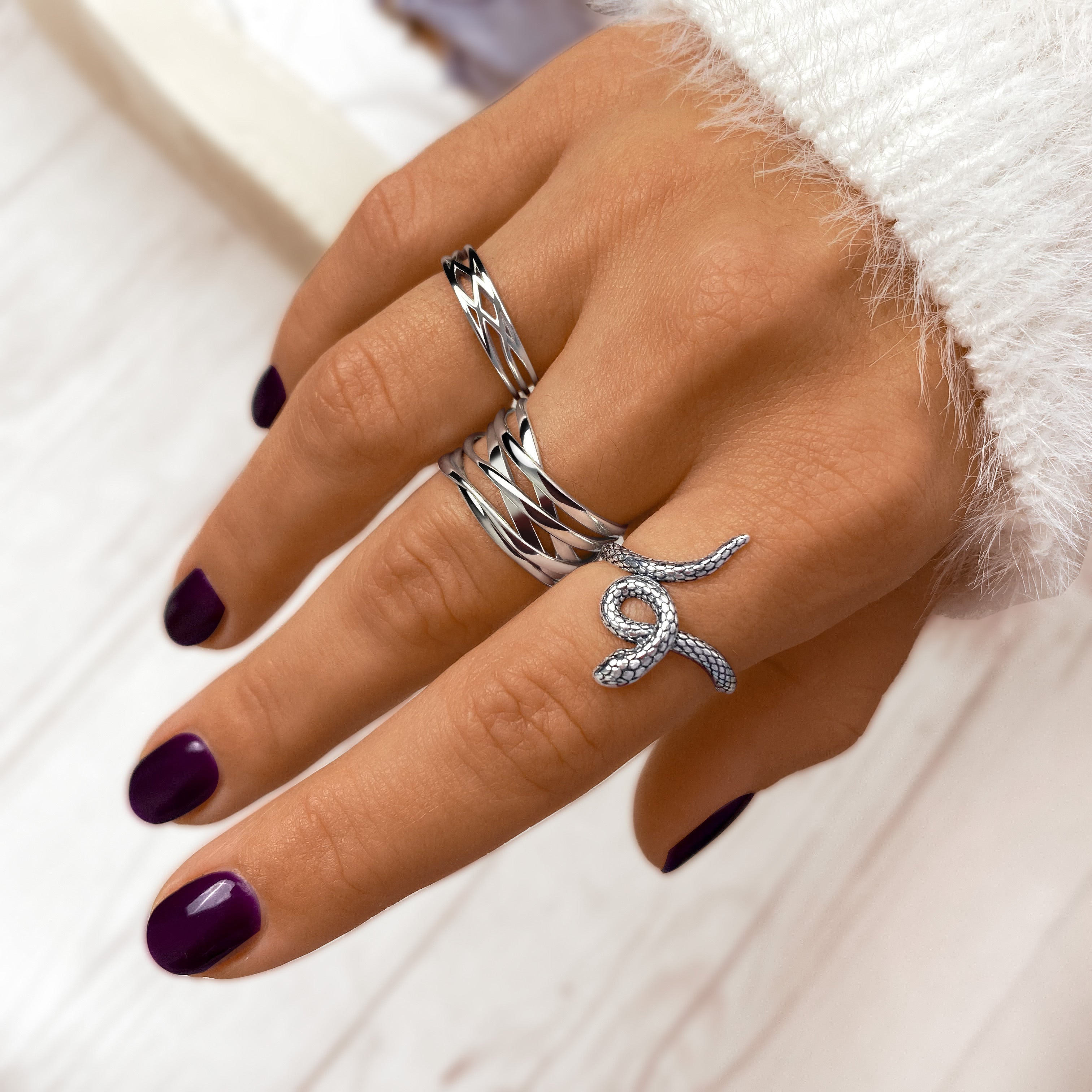 Stijlvolle Vertakte Ring - Nora