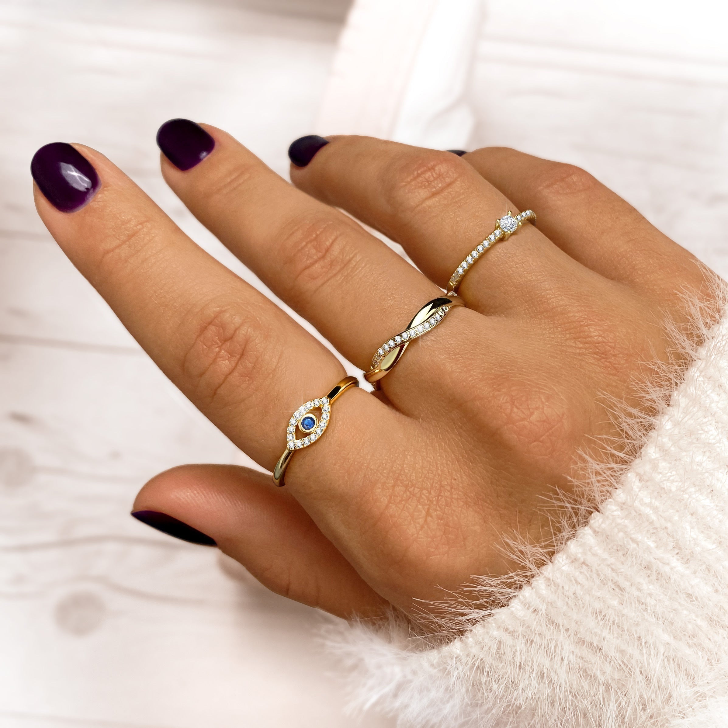 Stijlvolle Ring met Sprankelende Zirkonia - Sienna