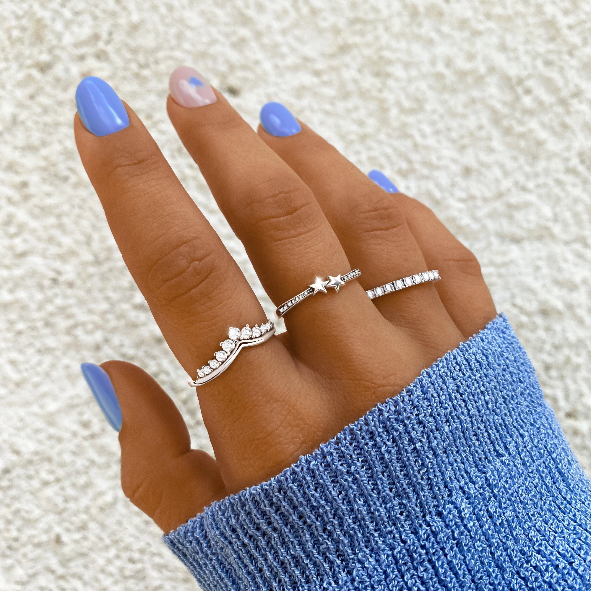 Zirkonia Kroonring - Allegra