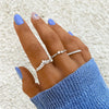Zirkonia Kroonring - Allegra