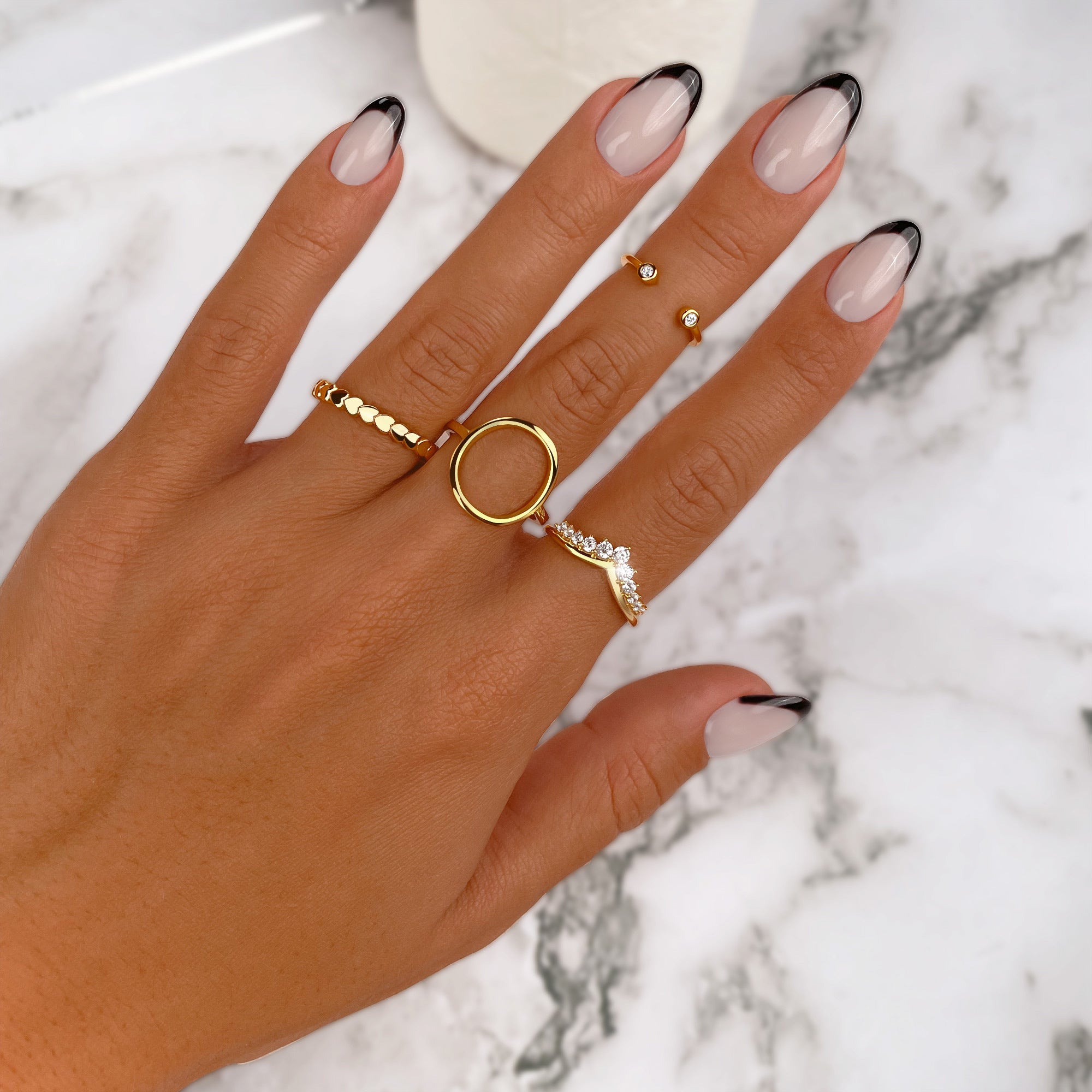Zirkonia Kroonring - Allegra