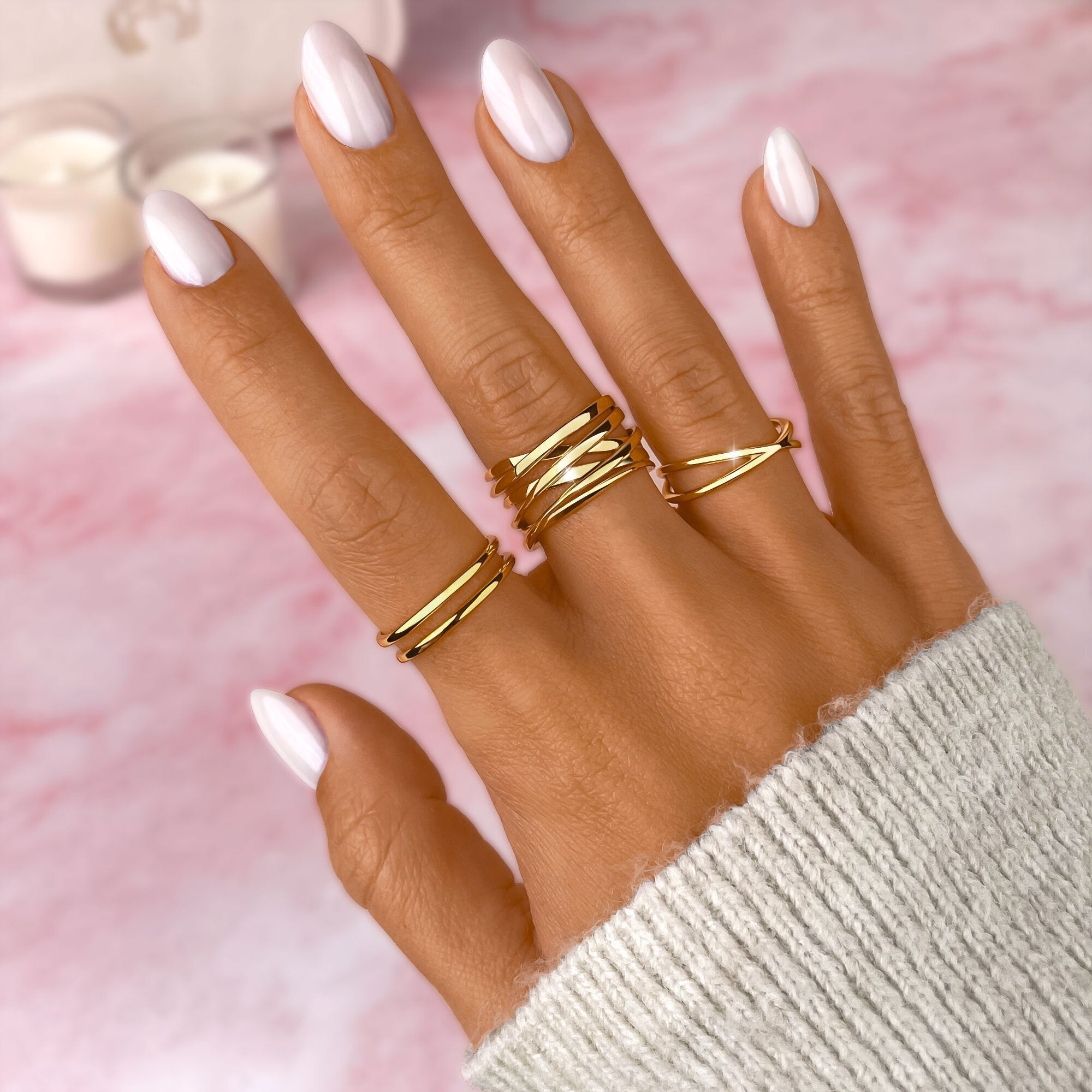 Stijlvolle Vertakte Ring - Nora