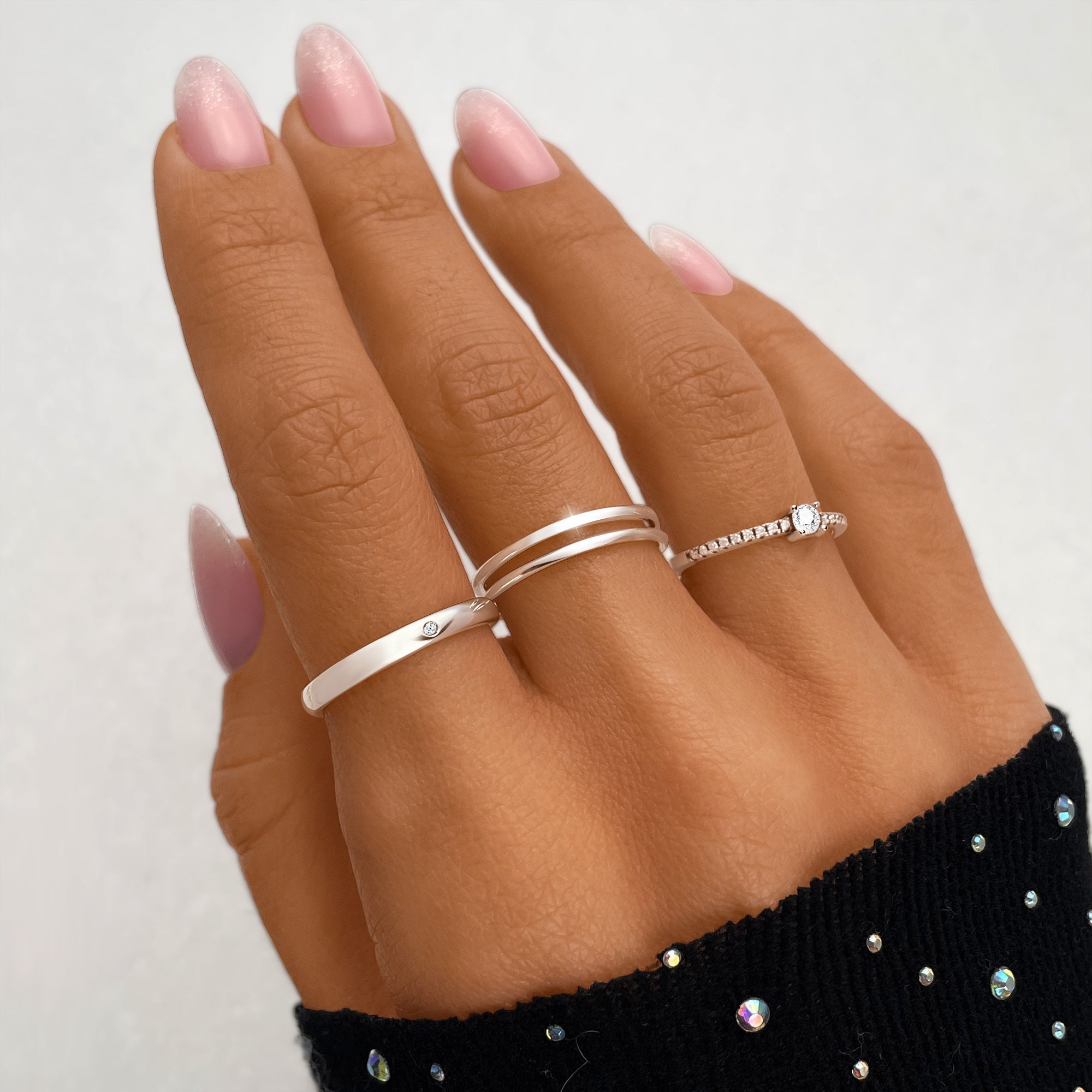 Stijlvolle Ring met Sprankelende Zirkonia - Sienna