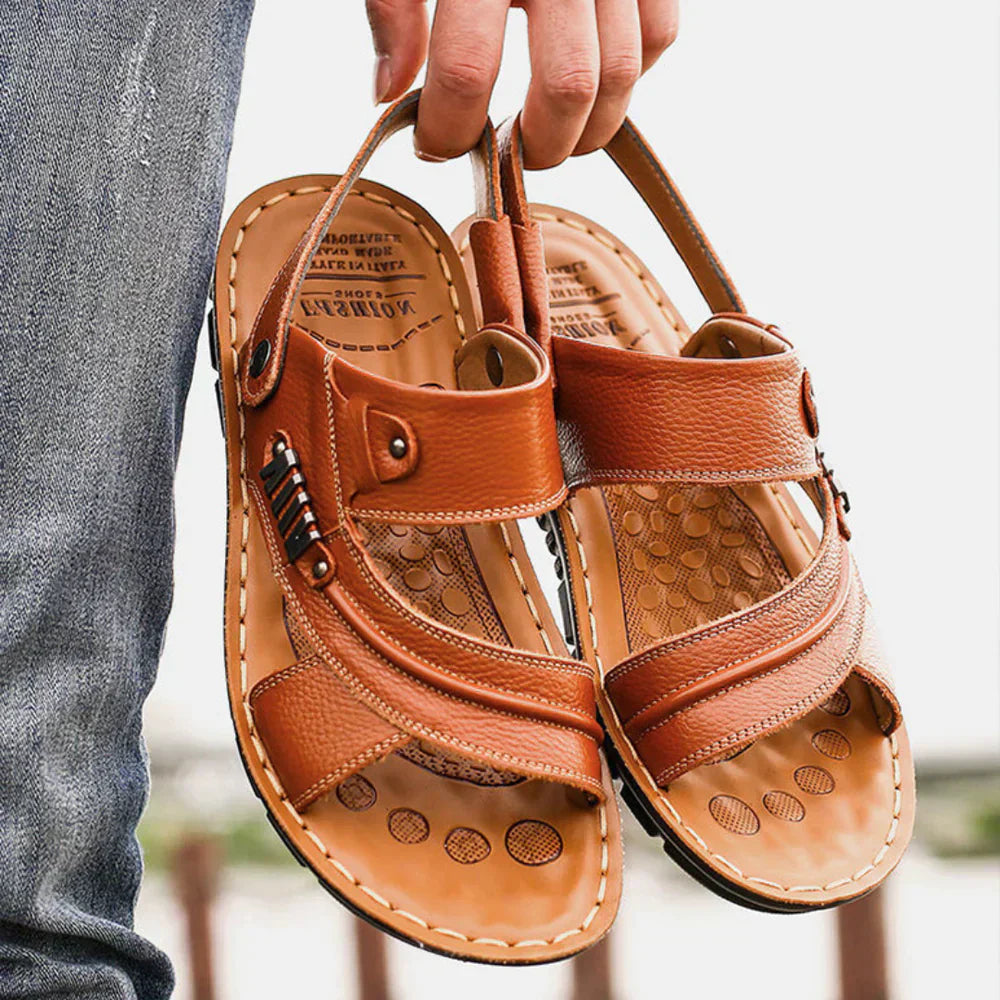 Orthopedische comfortsandalen heren – Comfortabel & Verstelbaar – Henrik
