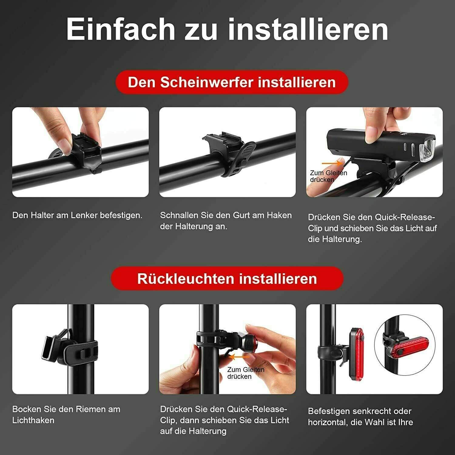 Fietsverlichtingsset - LumenGuard™