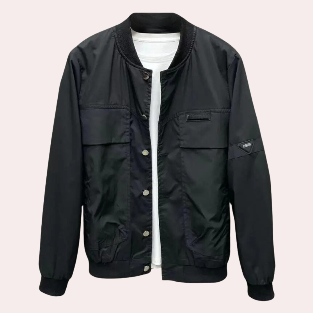 Zwarte Moderne Jas voor Heren - Elliot