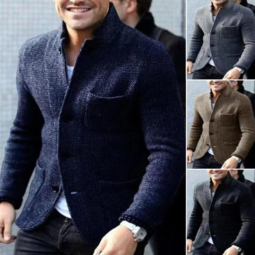 Gebreide Heren Cardigan met Knopen - Sven