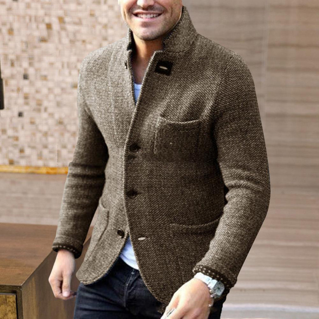 Gebreide Heren Cardigan met Knopen - Sven