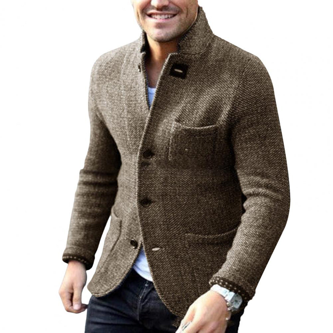 Gebreide Heren Cardigan met Knopen - Sven