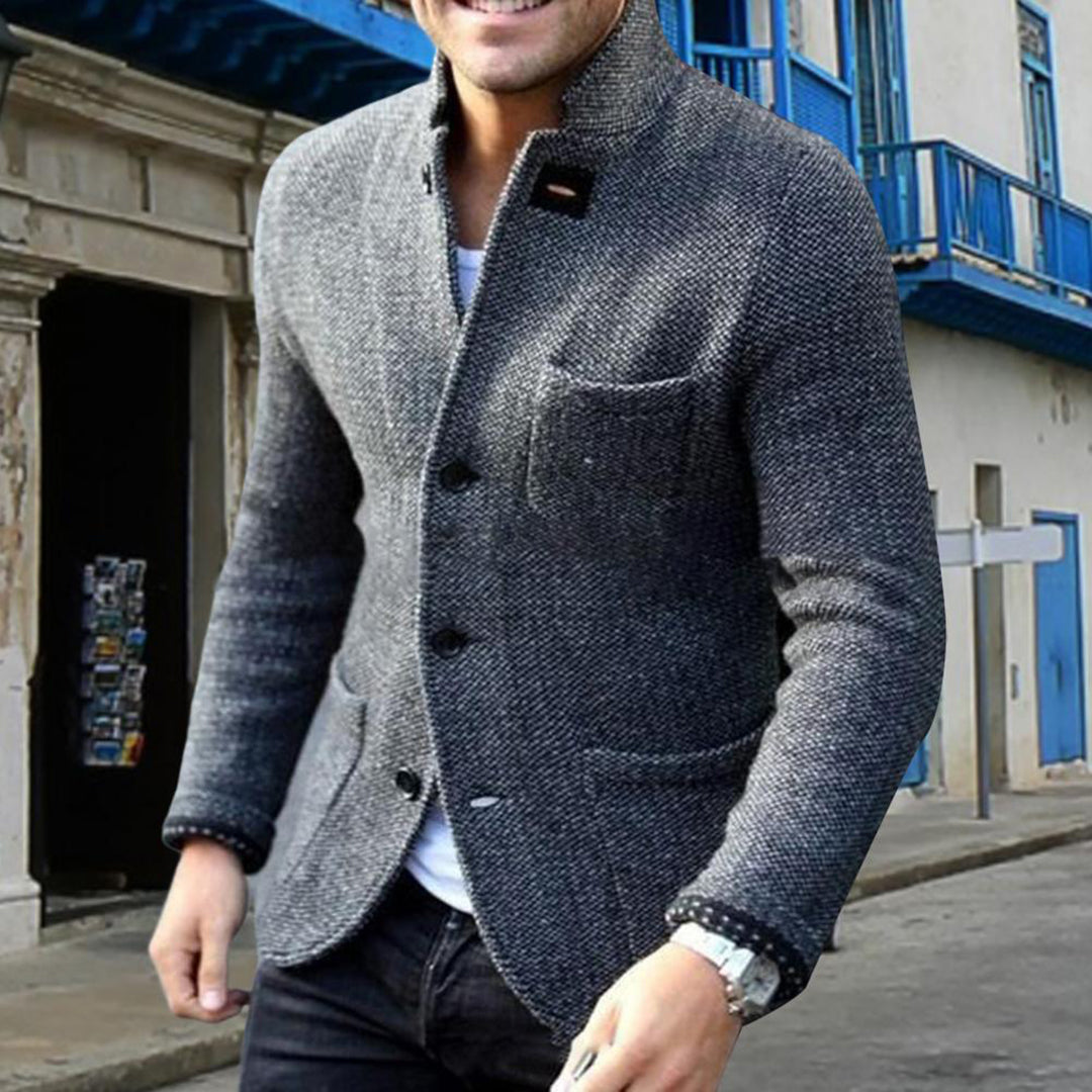 Gebreide Heren Cardigan met Knopen - Sven