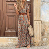 Boho-maxi jurk met patroon dames – Thalia