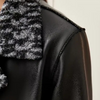 Warme Zwarte Damesjas met Luxe Afwerking - Renée