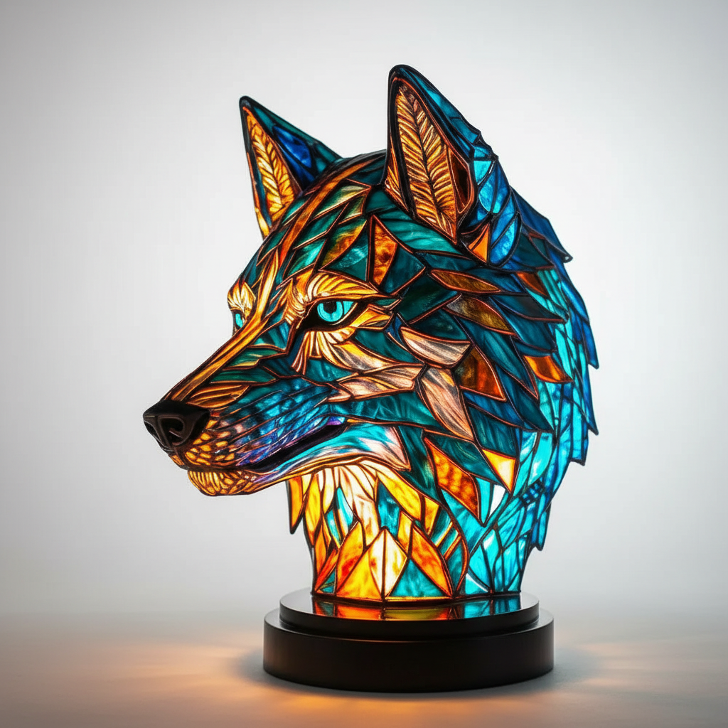 Kunstvolle Tischlampe - AnimalGlow 