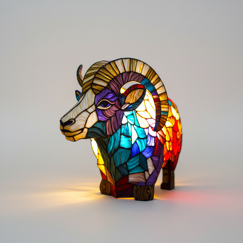 Kunstvolle Tischlampe - LightArt 