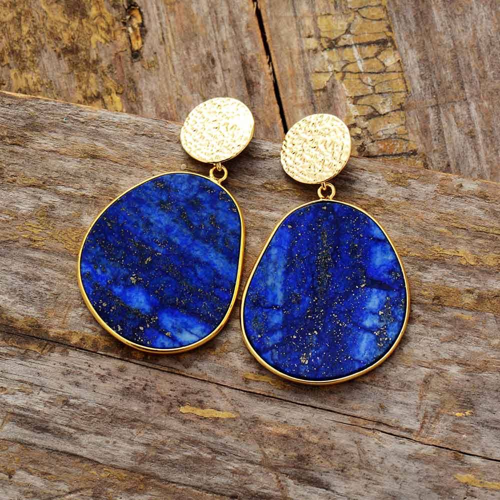 Beschermende Oorbellen - Celestial Lapis