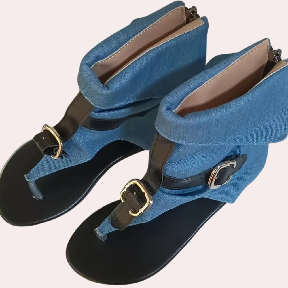 Trendy Denim Sandalen voor Dames - Nova