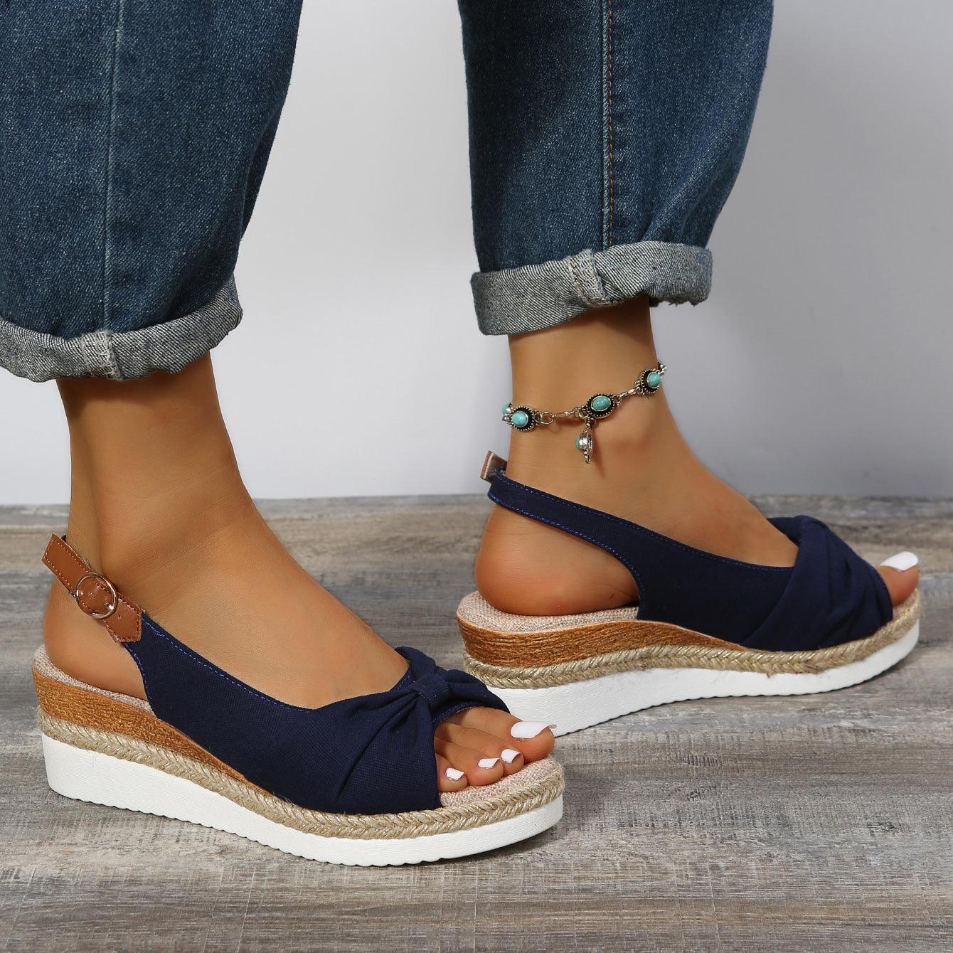 Dames Sleehak Sandalen - ComfiLift