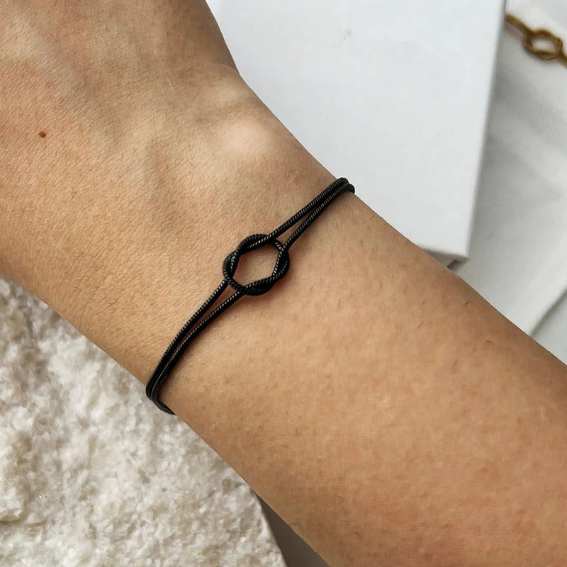 Minimalistische Knoop Armband – Elva