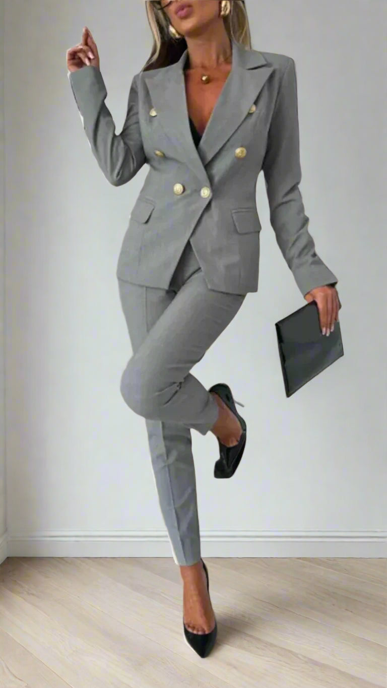 Tweedelige Set Dames – Top en Broek in Moderne Look – Soraya