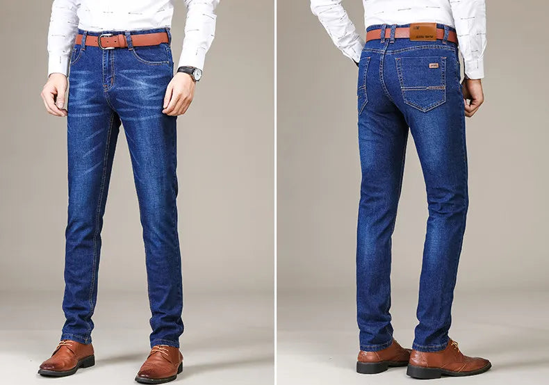 Jeans | Rechte casual rekbare jeans