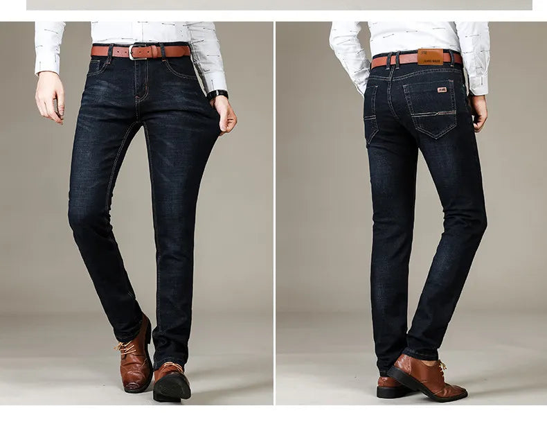 Jeans | Rechte casual rekbare jeans