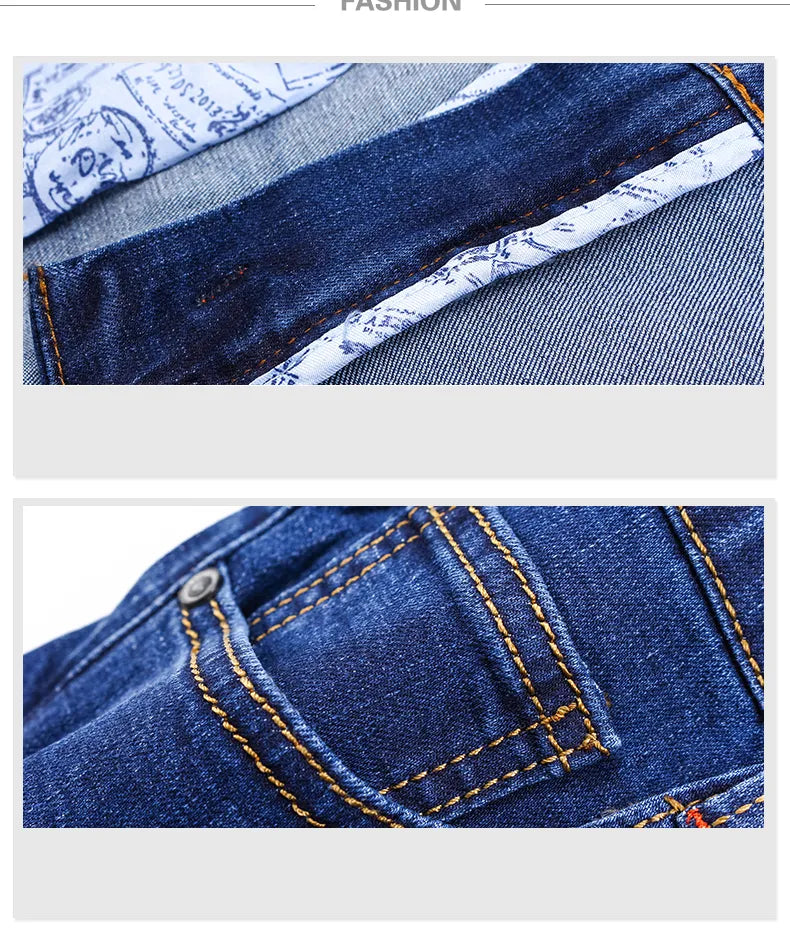 Jeans | Rechte casual rekbare jeans