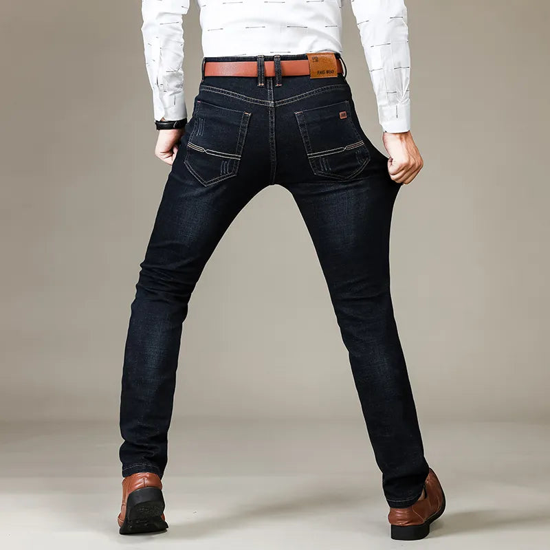 Jeans | Rechte casual rekbare jeans