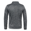 Sweatvest | Sweatshirt met omgeslagen kraag