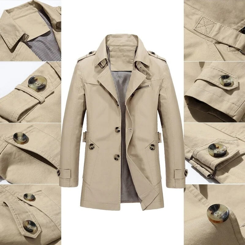 Trenchcoat | Stijlvolle lange jas