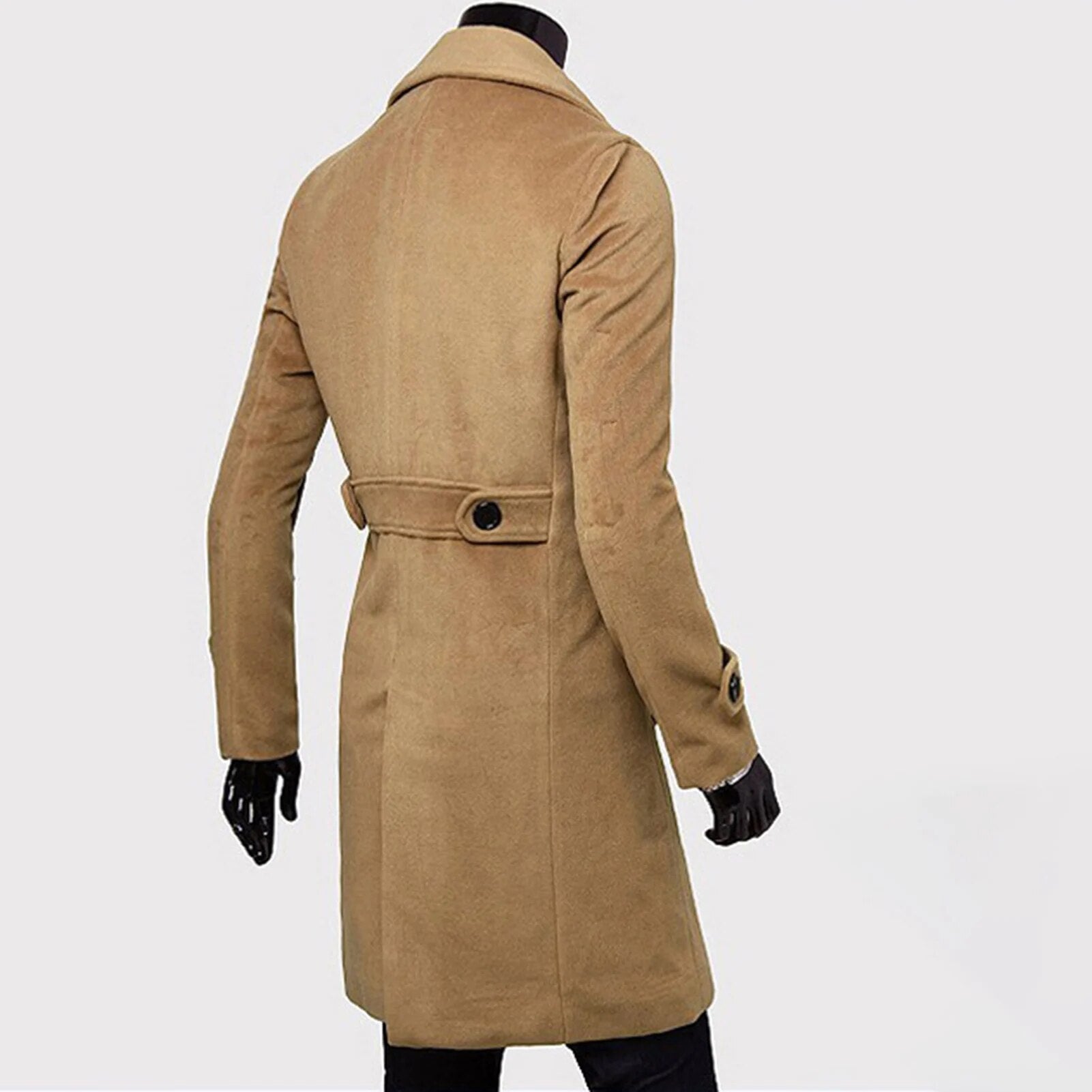 Britse Trenchcoat| Winddichte jas met dubbele rij knopen