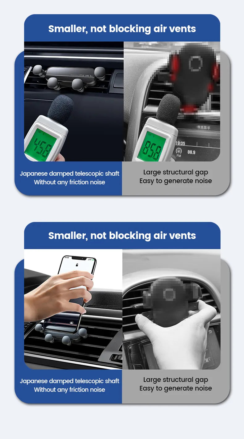 Car Holder | Op ventilatie gemonteerde mobiele telefoonstandaard