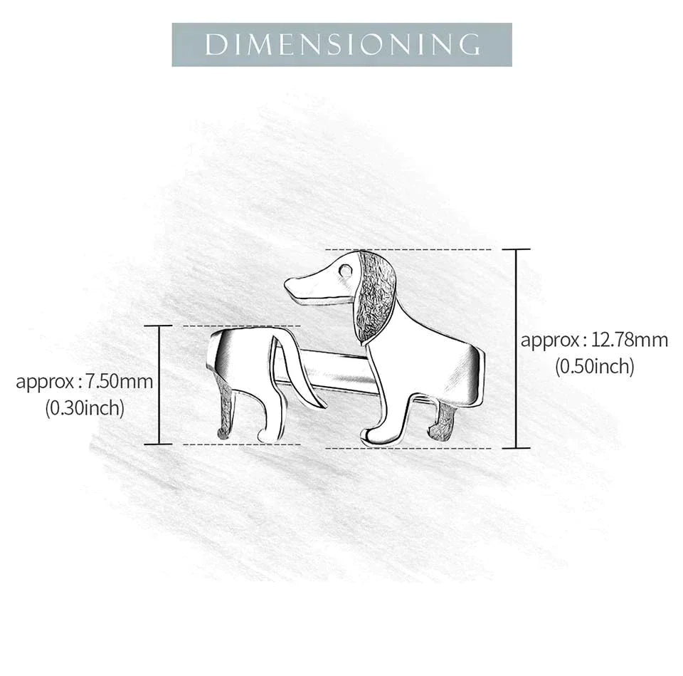 Schattige Teckel Ring | Voor de dierenvrienden onder ons!