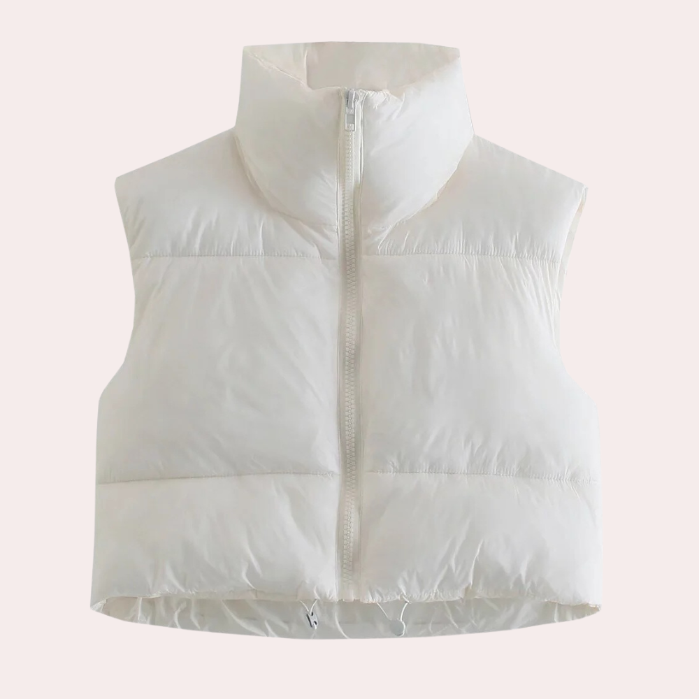 Gewatteerde Korte Damesbodywarmer - Liora