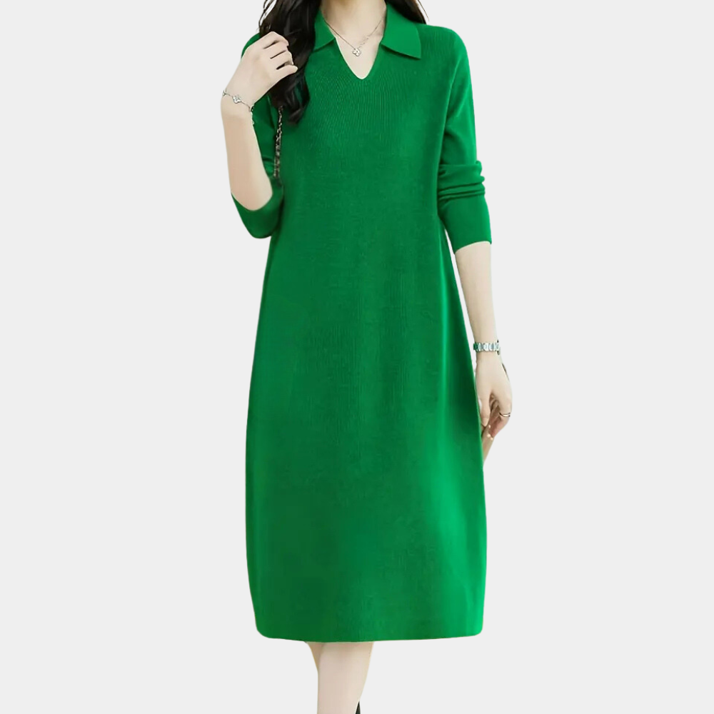 Gebreide Midi Jurk - Mirelle