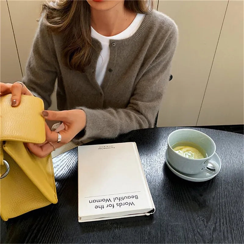 Comfortabel Gebreid Vest met Knopen - Isla