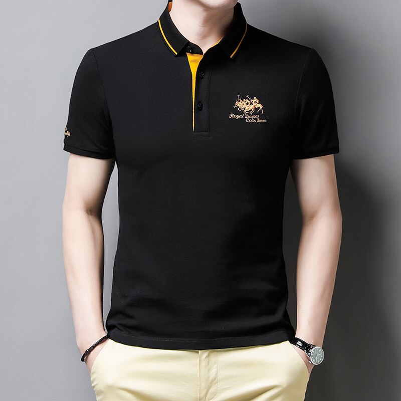 Trendy Geborduurde Polo - Henry