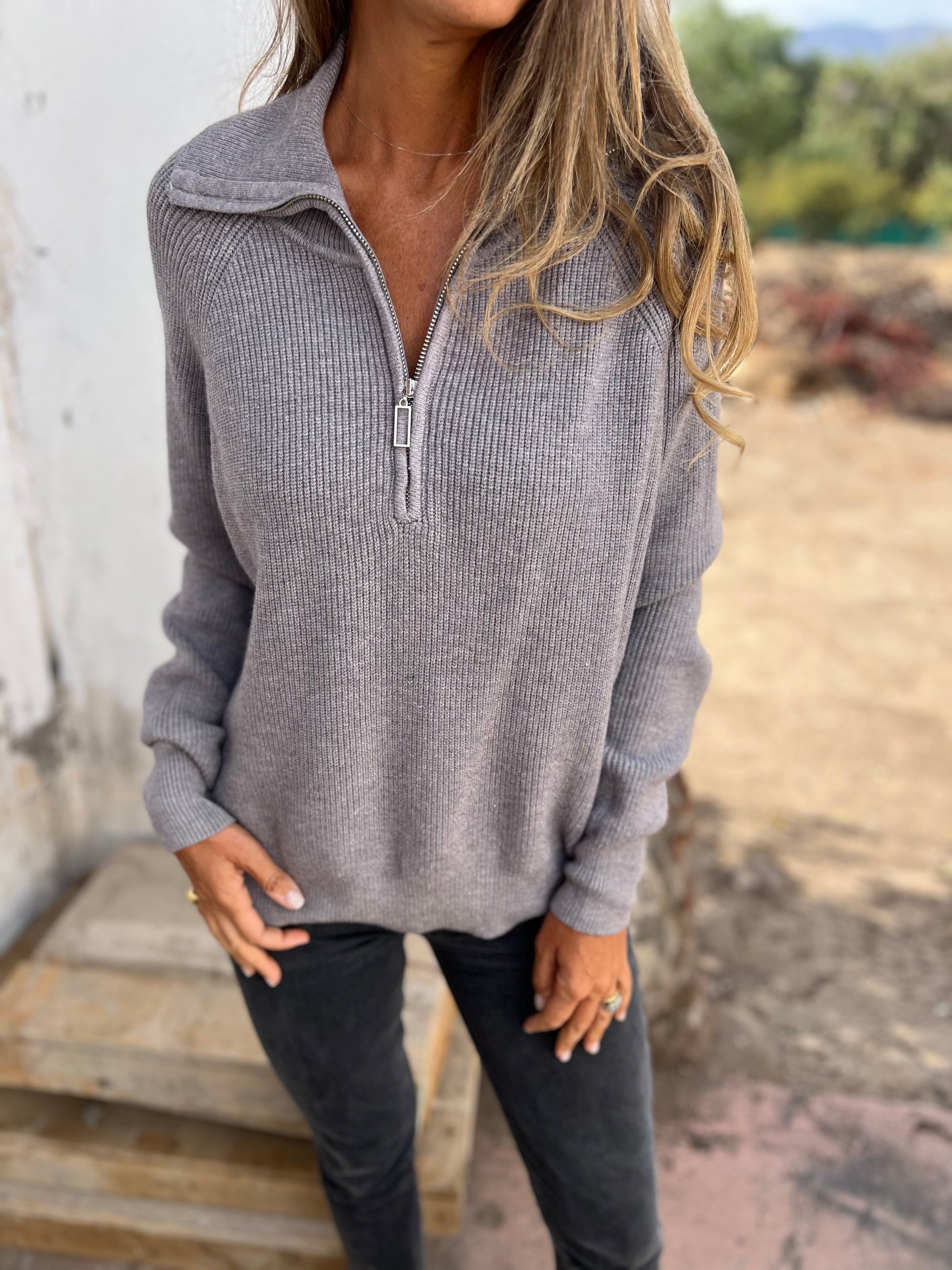 Dames Trui met V-Hals - Camille