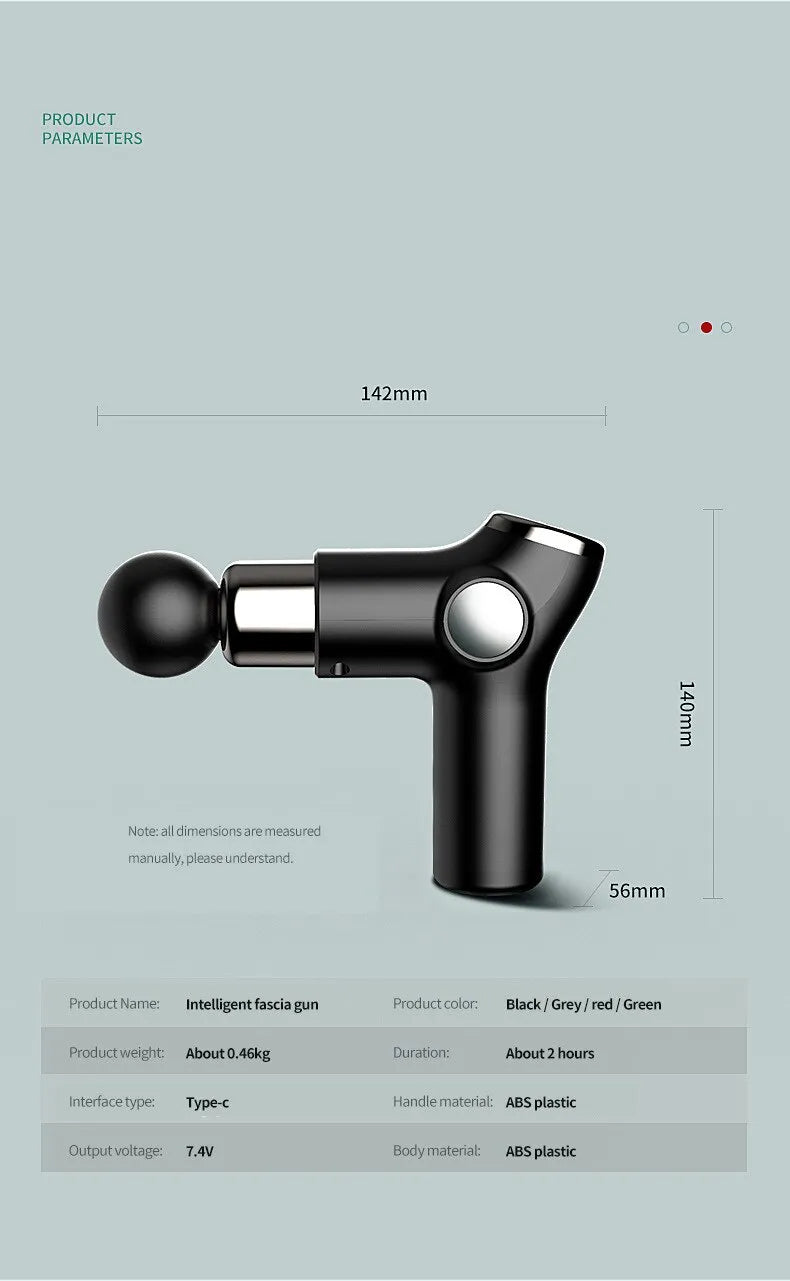 Massage Gun | Draagbaar pistoolvibratie-massageapparaat