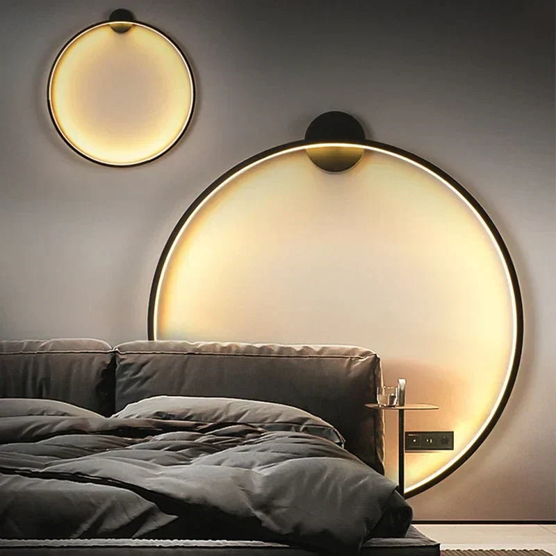 Minimalistische Ronde Wandlamp - Lars