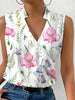 Stijlvolle dames zomerblouse met vloeiende pasvorm - Rania