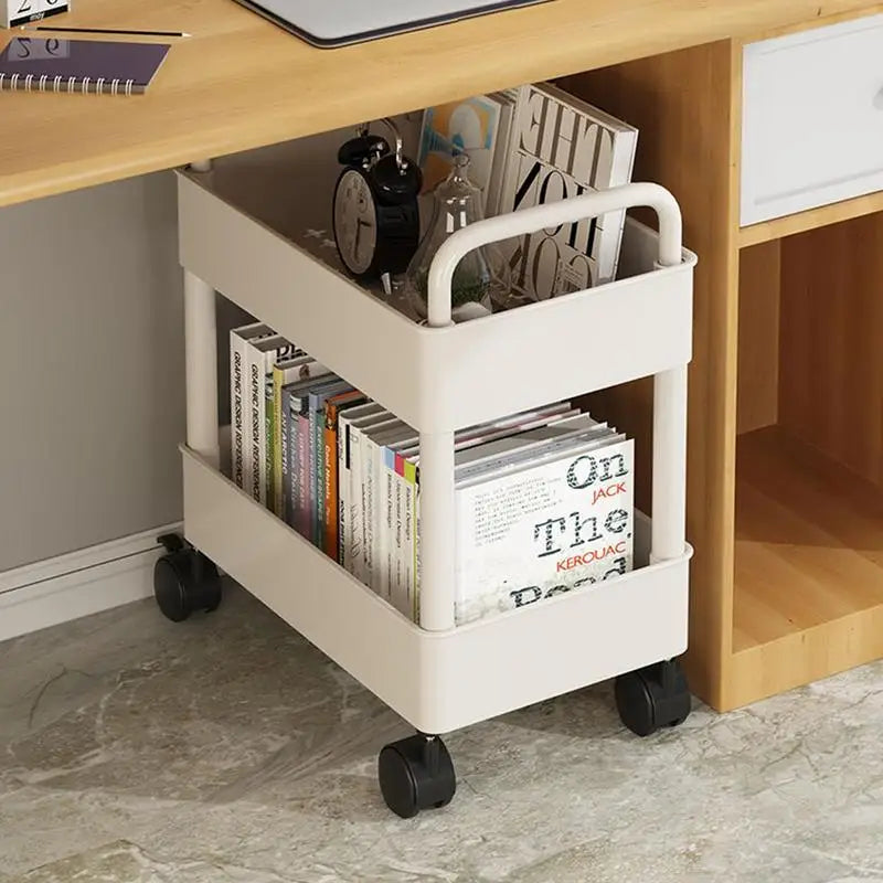 Mobiele Boekenplank Trolley met Wielen - Rollit