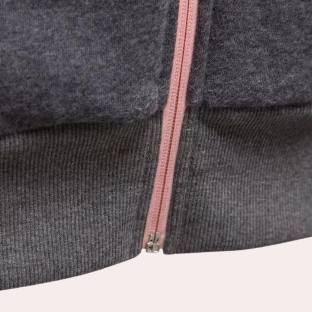 Sportief Damesvest met Rits - Nora