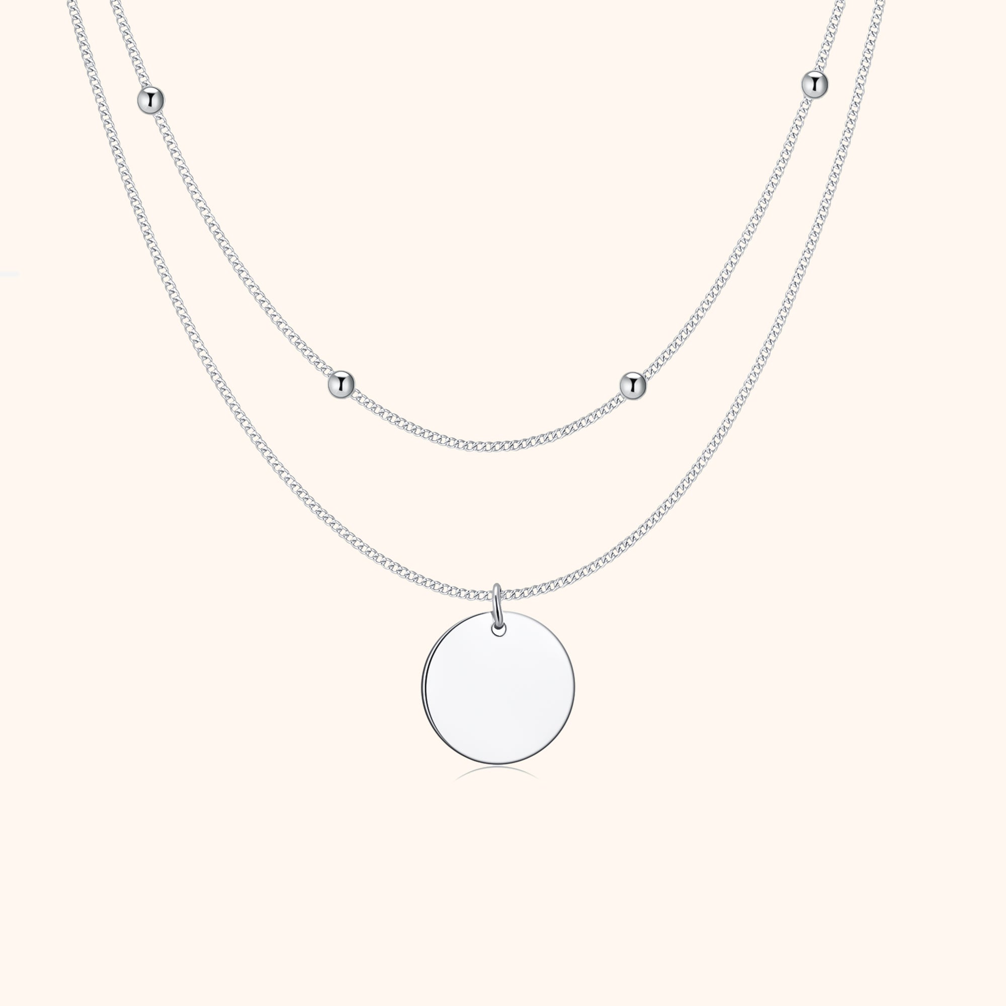 Dubbele Medaillonketting - Amélie